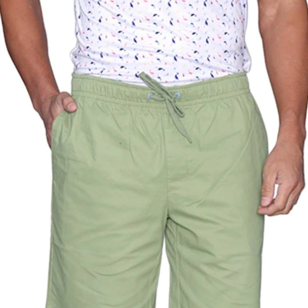 Men's TailorByrd Drawstring Stretch Twill Shorts‎ Size XXL M12321 Green Golf NEW